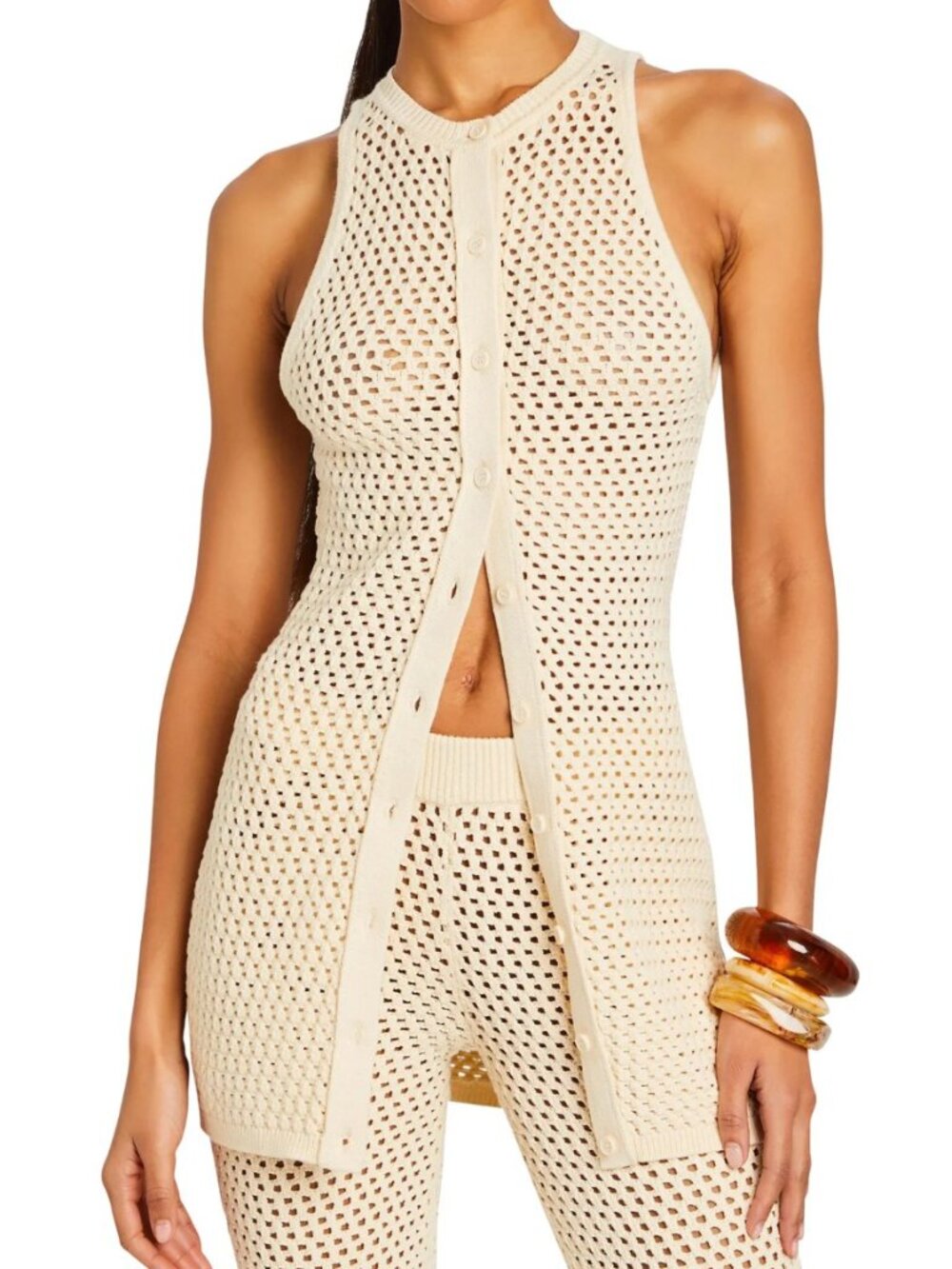 SER.O.YA Tilli Knit Crochet Vest
